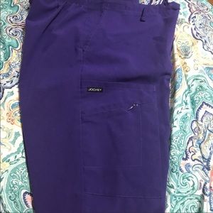 Purple jockey scrub pants XS TALL